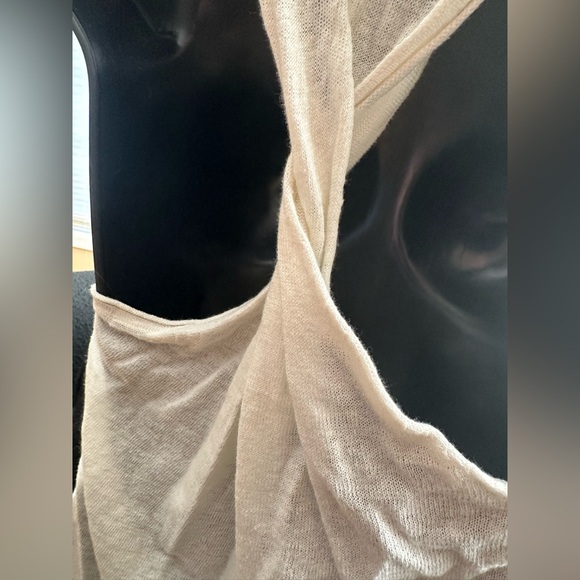 VINTAGE BCBGMaxAzria linen/cotton blend tank • size m - Picture 4 of 11